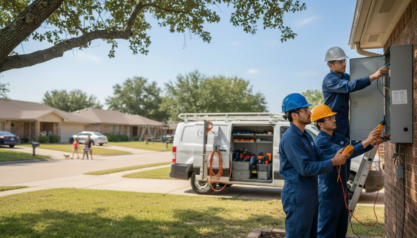 Certified electrician providing emergency electrical services in Galloway, OH